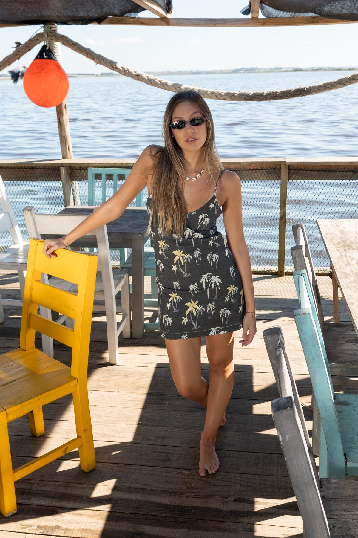 Lima Vestido Palmeras · Feel Nomade