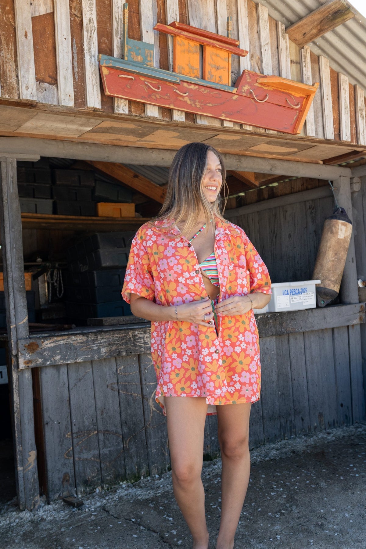 Jamaica Camisa Floreal · Feel Nomade