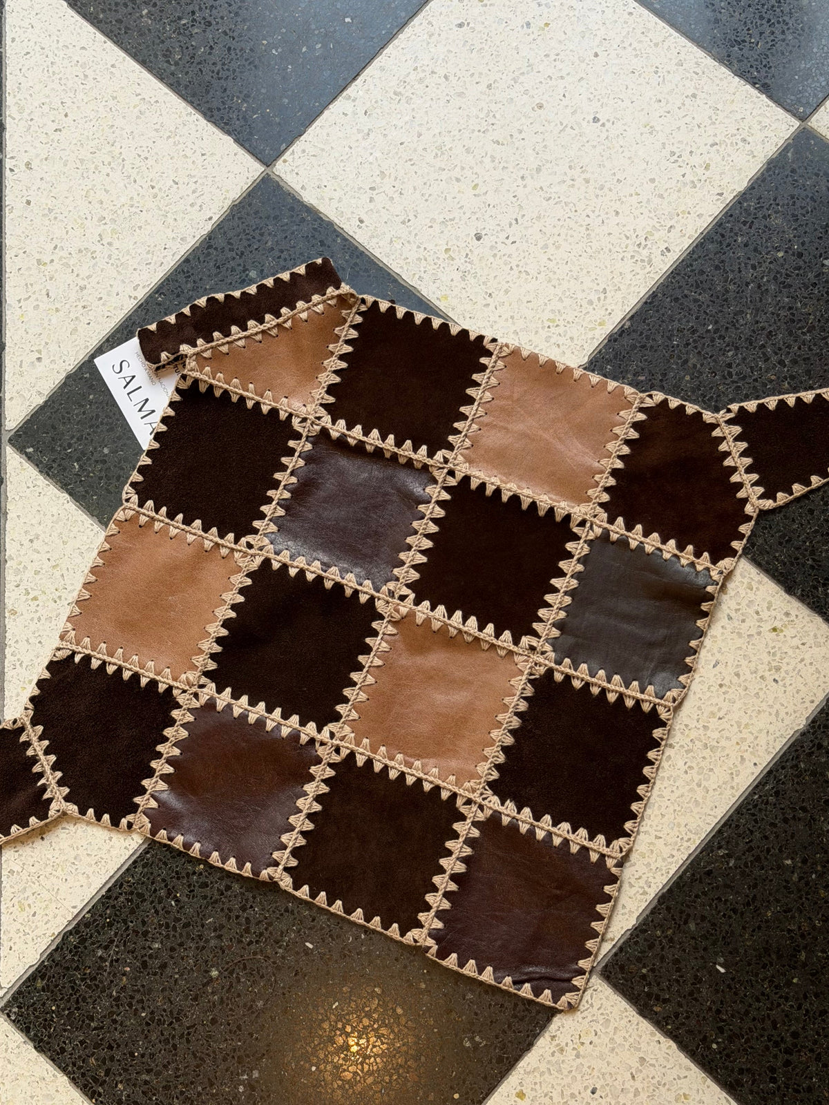 Top Rombos Marron/Cobre