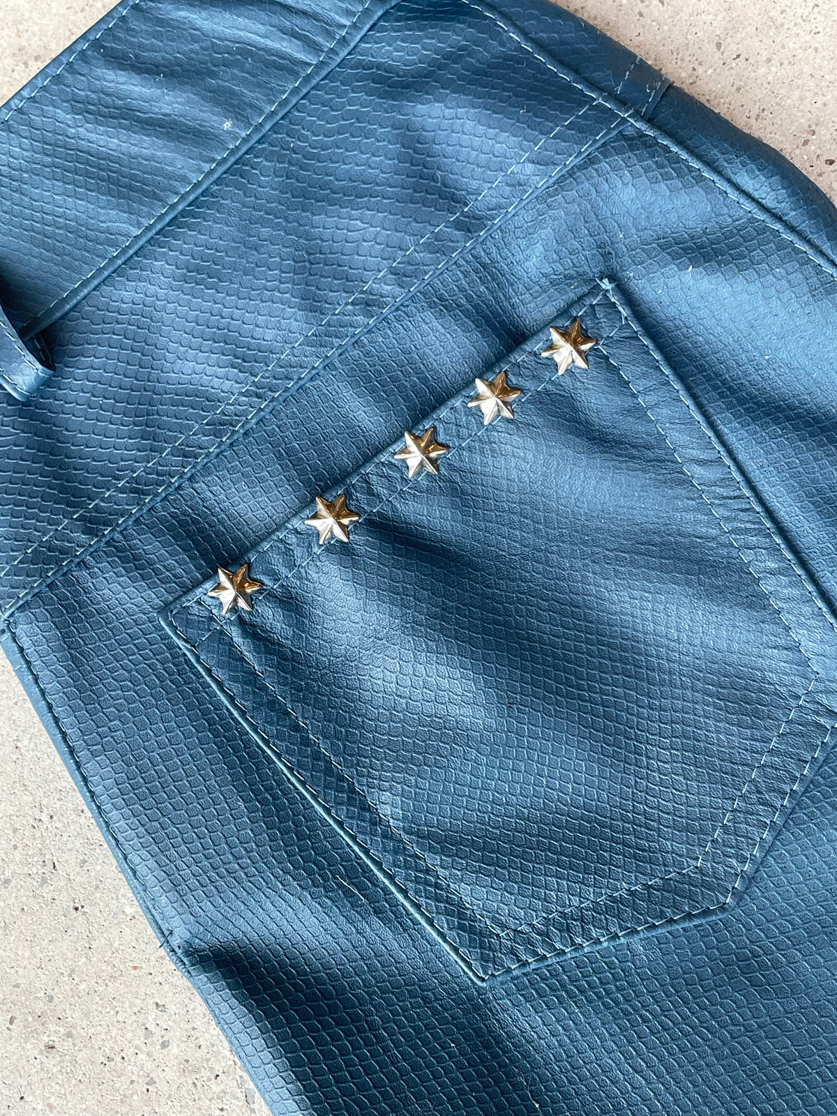 Blue jean - Leather python · ENFRENADA