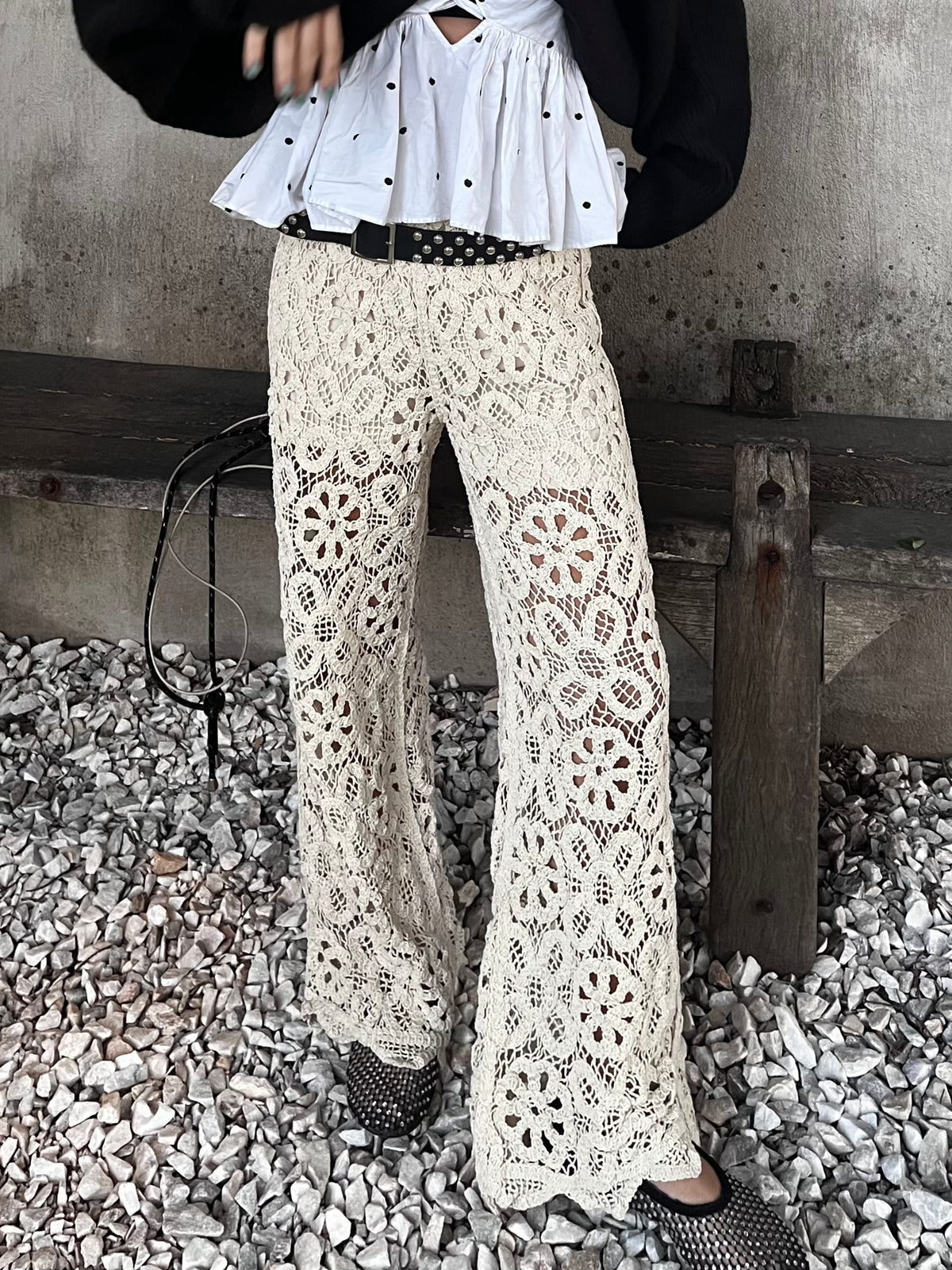 Pantalon Crochet - Crudo · ENFRENADA