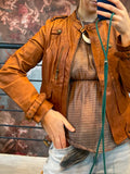 Chaqueta Old vintage -  Camel · ENFRENADA