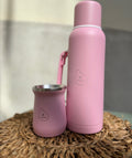 Set termo y mate rosado · TO CLOUDS