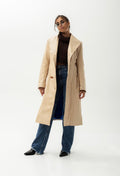 Leather Trench Elegance