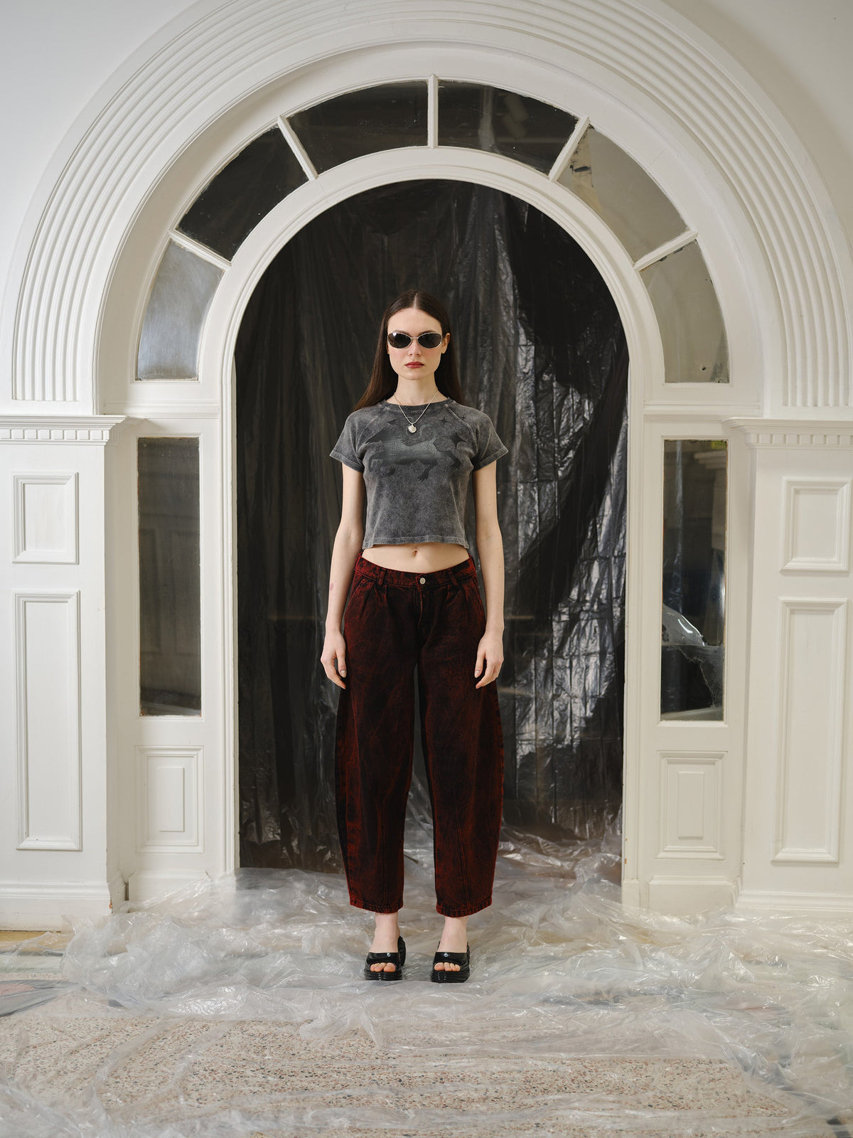 Baby Tee Logo Stone Wash